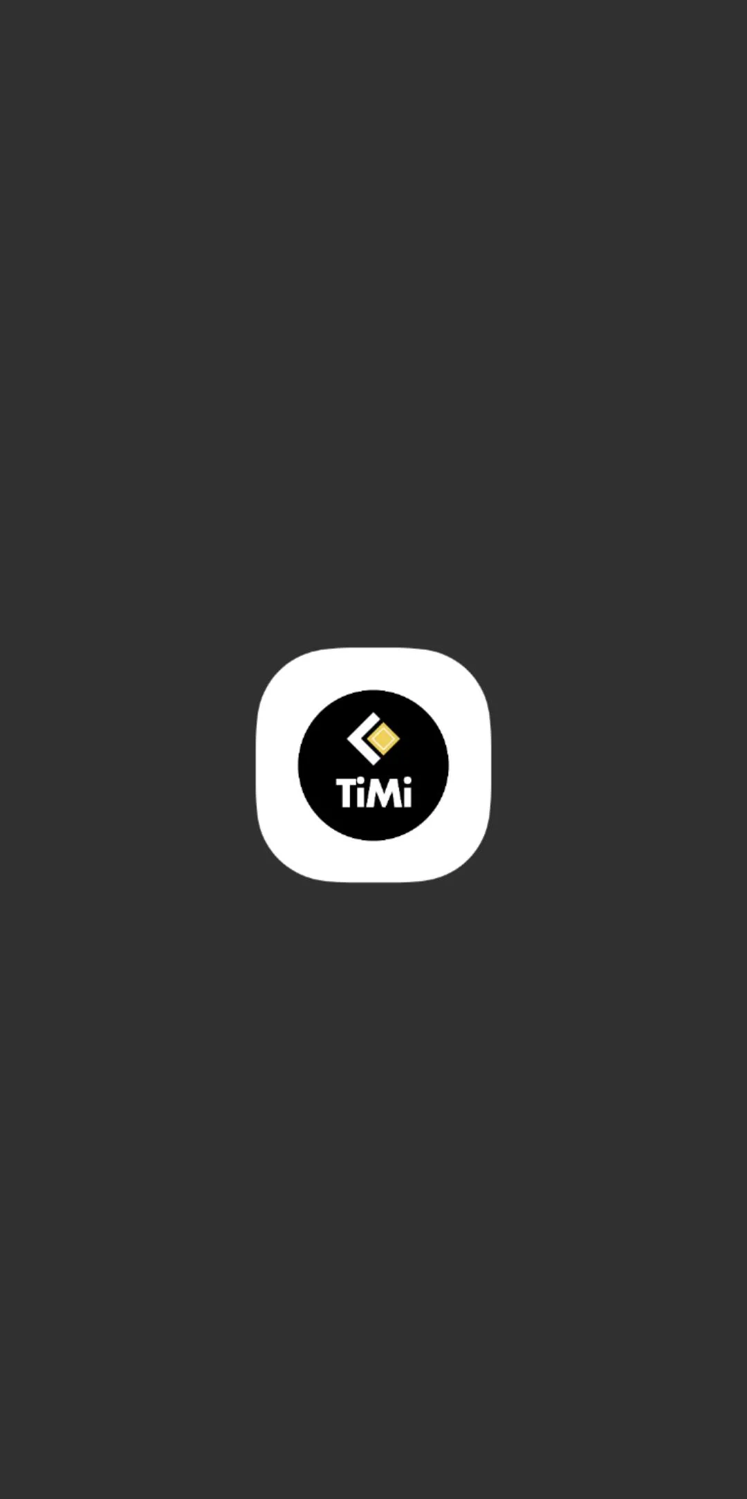 Pantalla de inicio TiMi Driver